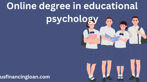 Online degree in educational psychology