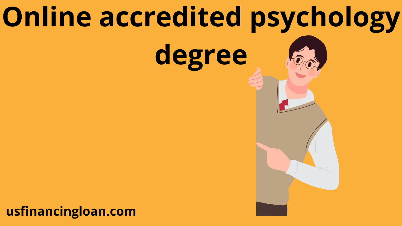 Online accredited psychology degree